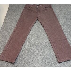 Ballin Jeans Men's Size 40x32 Deep Red 5 Pocket Straight